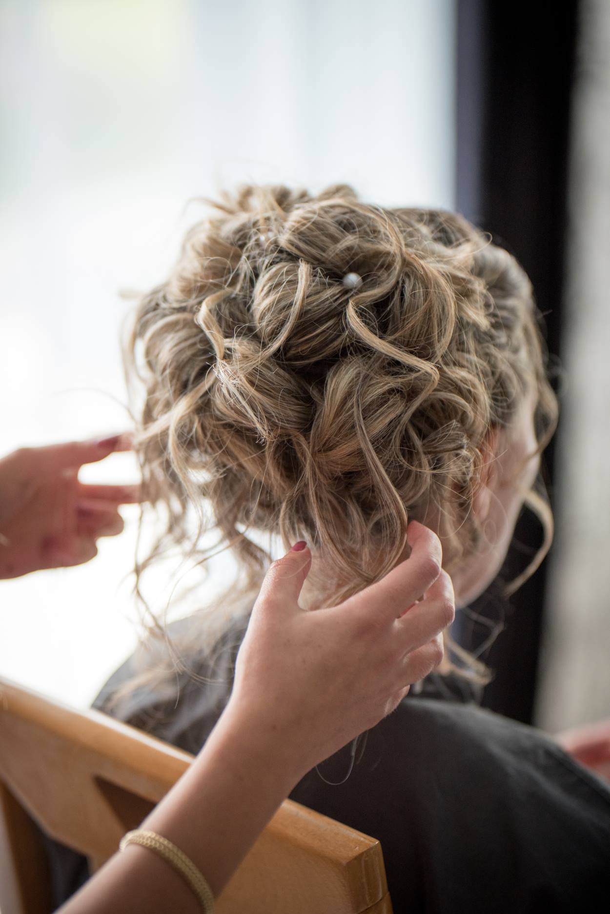 Mise en forme femme : chignon