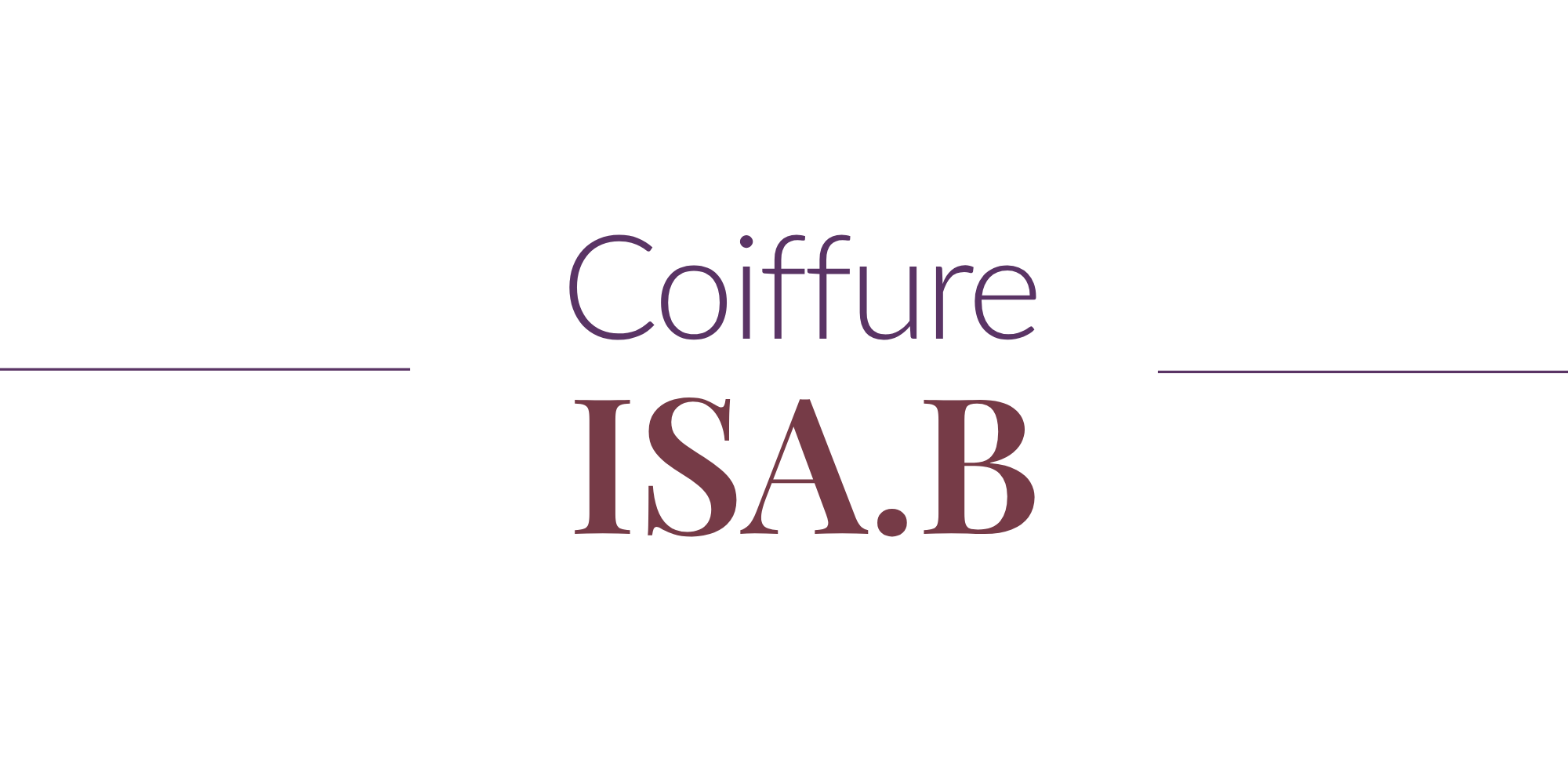ISA B Coiffure Logo